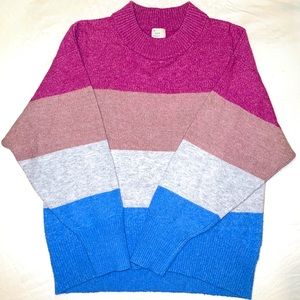 A New Day Color Block Sweater